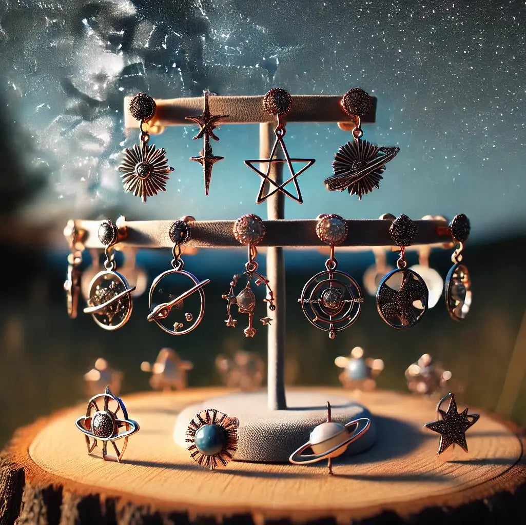 Boucles d'Oreilles Espace Astronomie