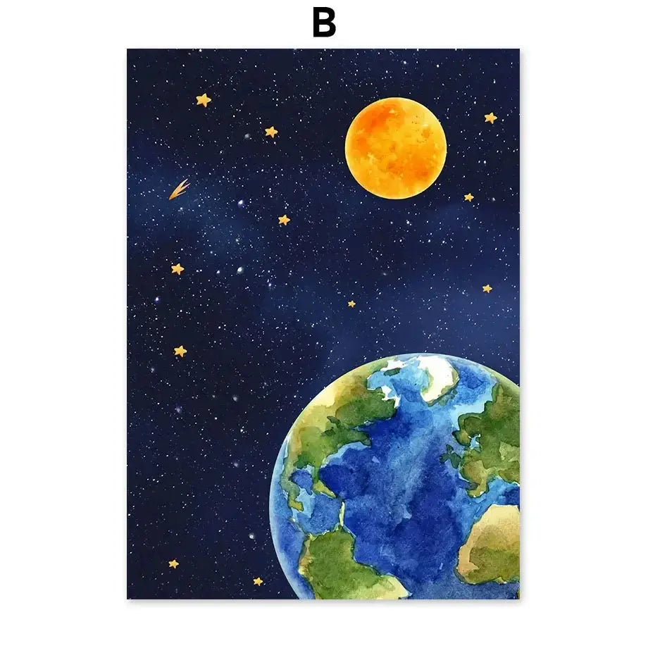 Affiche Astronomie Enfant Espace Astronomie Espace Astronomie