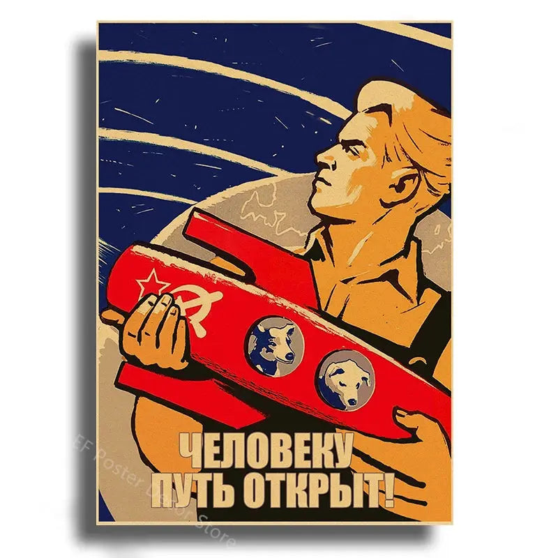 Affiche Astronomie Soviétique Espace Astronomie Espace Astronomie