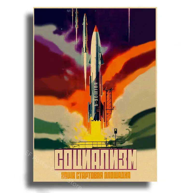 Affiche Astronomie Soviétique Espace Astronomie Espace Astronomie