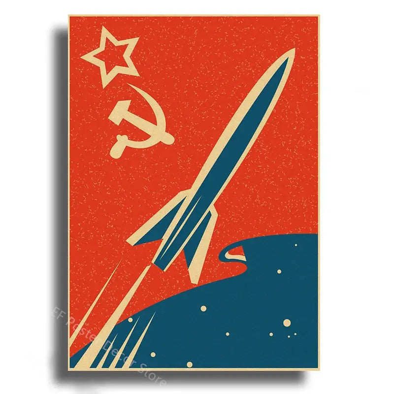 Affiche Astronomie Soviétique Espace Astronomie Espace Astronomie
