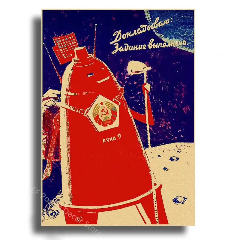 Affiche Astronomie Soviétique Espace Astronomie Espace Astronomie