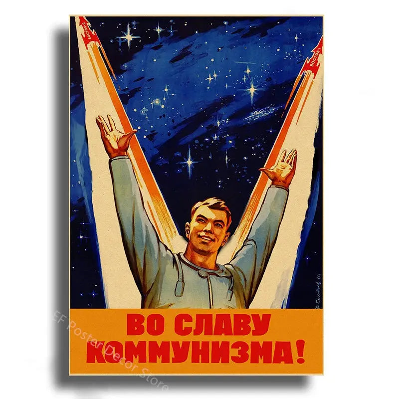 Affiche Astronomie Soviétique Espace Astronomie Espace Astronomie