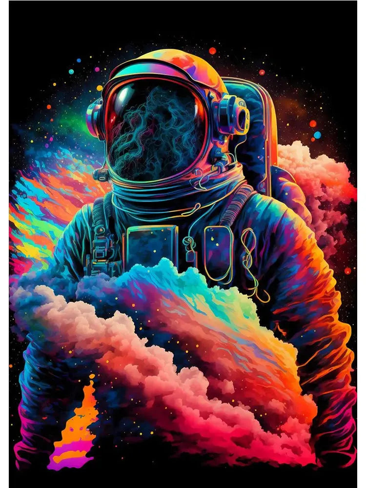 Affiches Astronautes Futuristes Espace Astronomie Espace Astronomie