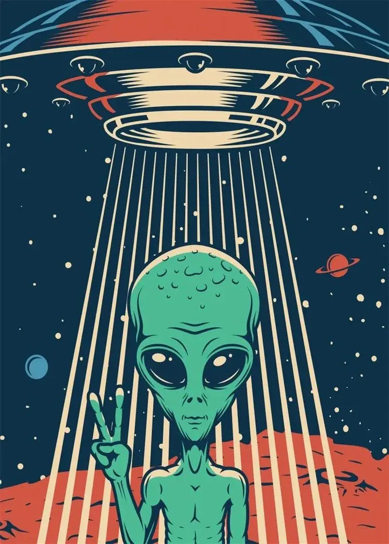 Affiches Conquête Spaciale Vintage Espace Astronomie Espace Astronomie