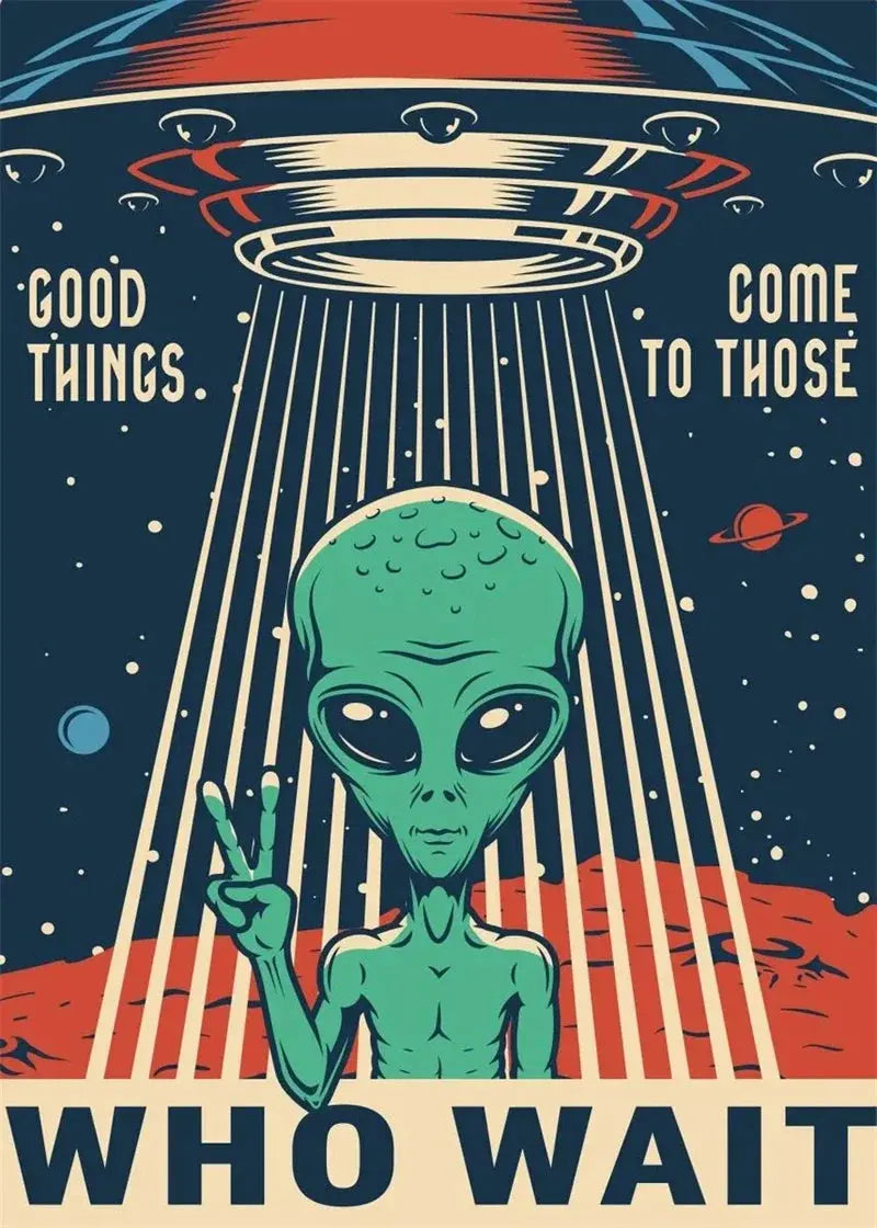 Affiches Conquête Spaciale Vintage Espace Astronomie Espace Astronomie