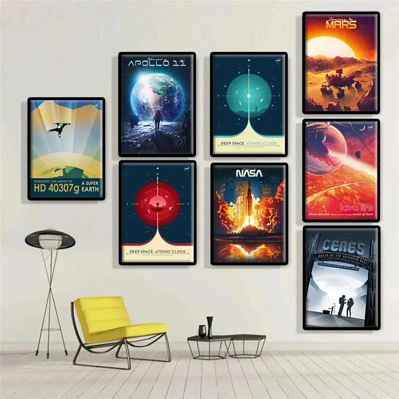Affiches Espace Astronomie Espace Astronomie Espace Astronomie