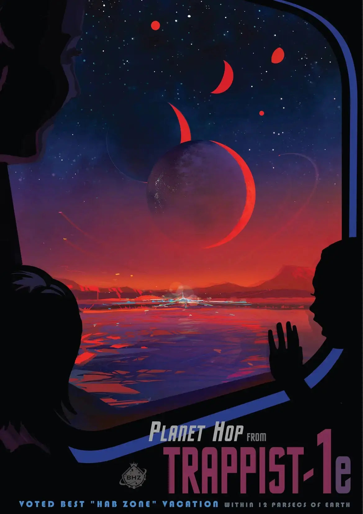 Affiches Espace Rétro Espace Astronomie Espace Astronomie