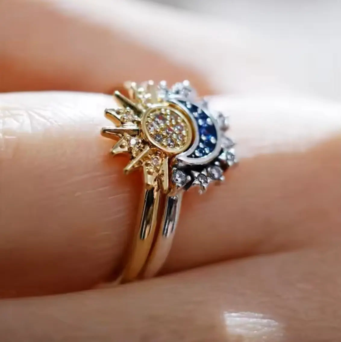 Bague Céleste Soleil Lune Espace Astronomie Espace Astronomie