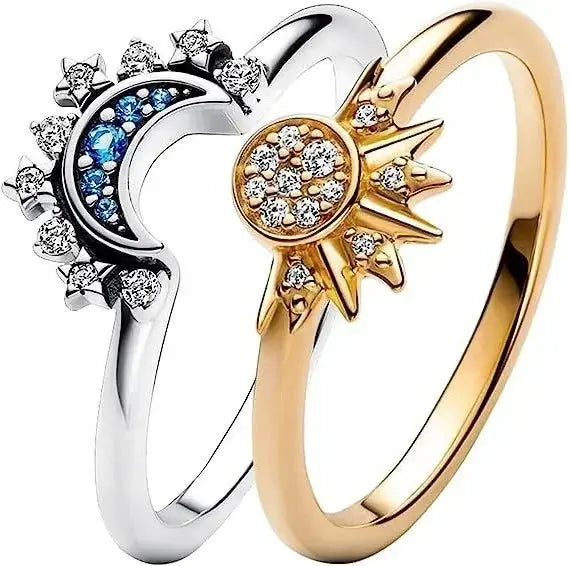 Bague Céleste Soleil Lune Espace Astronomie Espace Astronomie