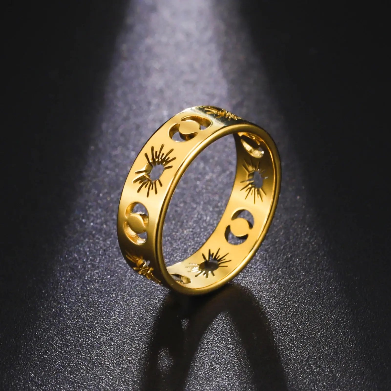 Bague Soleil Étoilé Espace Astronomie Espace Astronomie