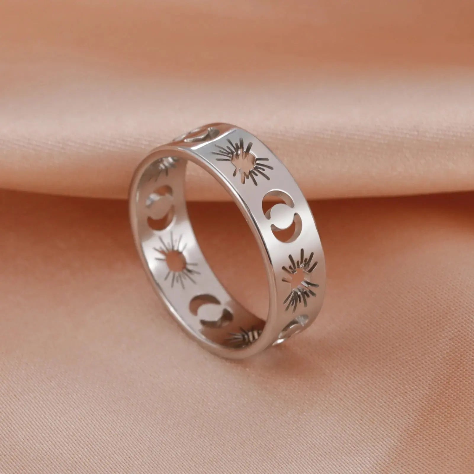 Bague Soleil Étoilé Espace Astronomie Espace Astronomie