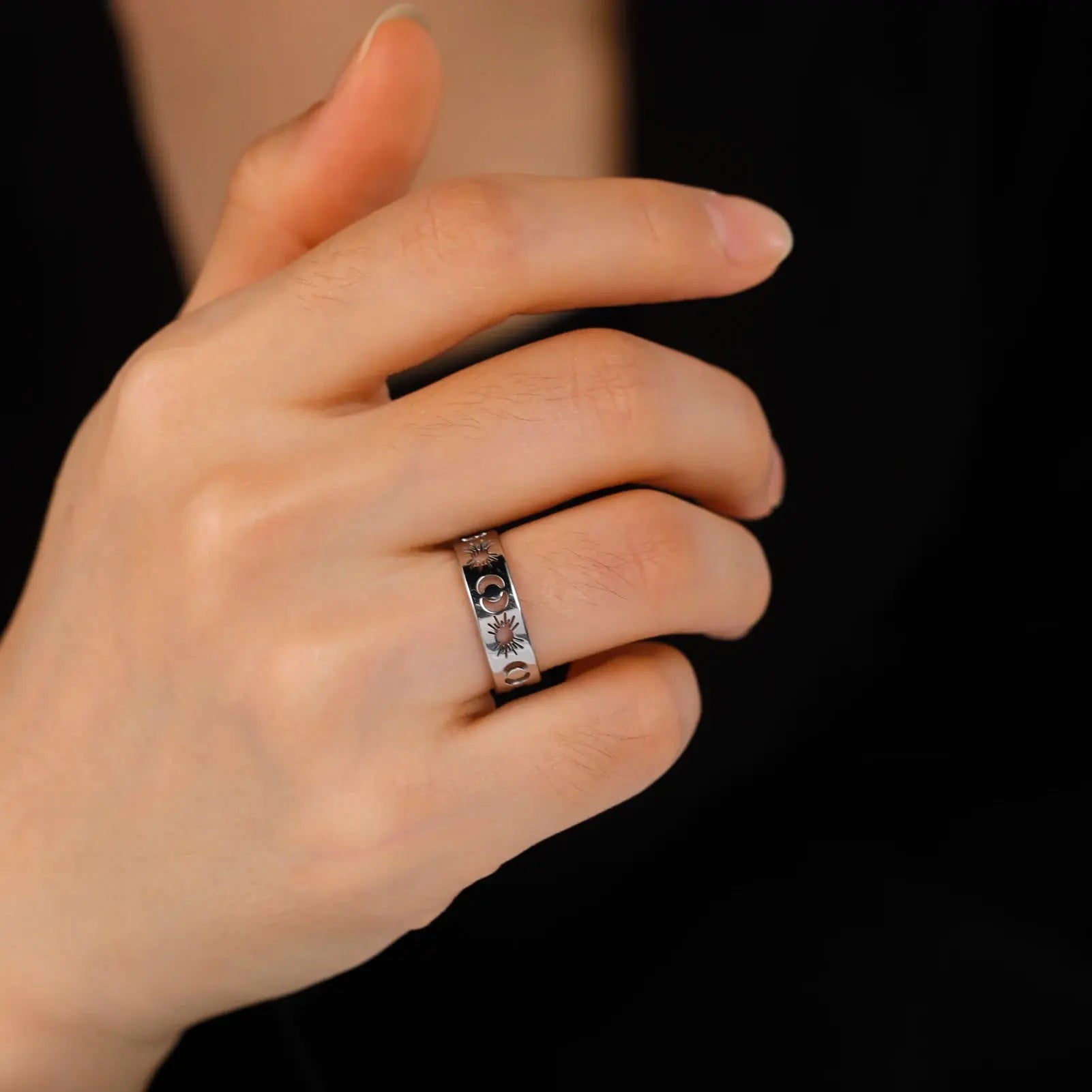 Bague Soleil Étoilé Espace Astronomie Espace Astronomie