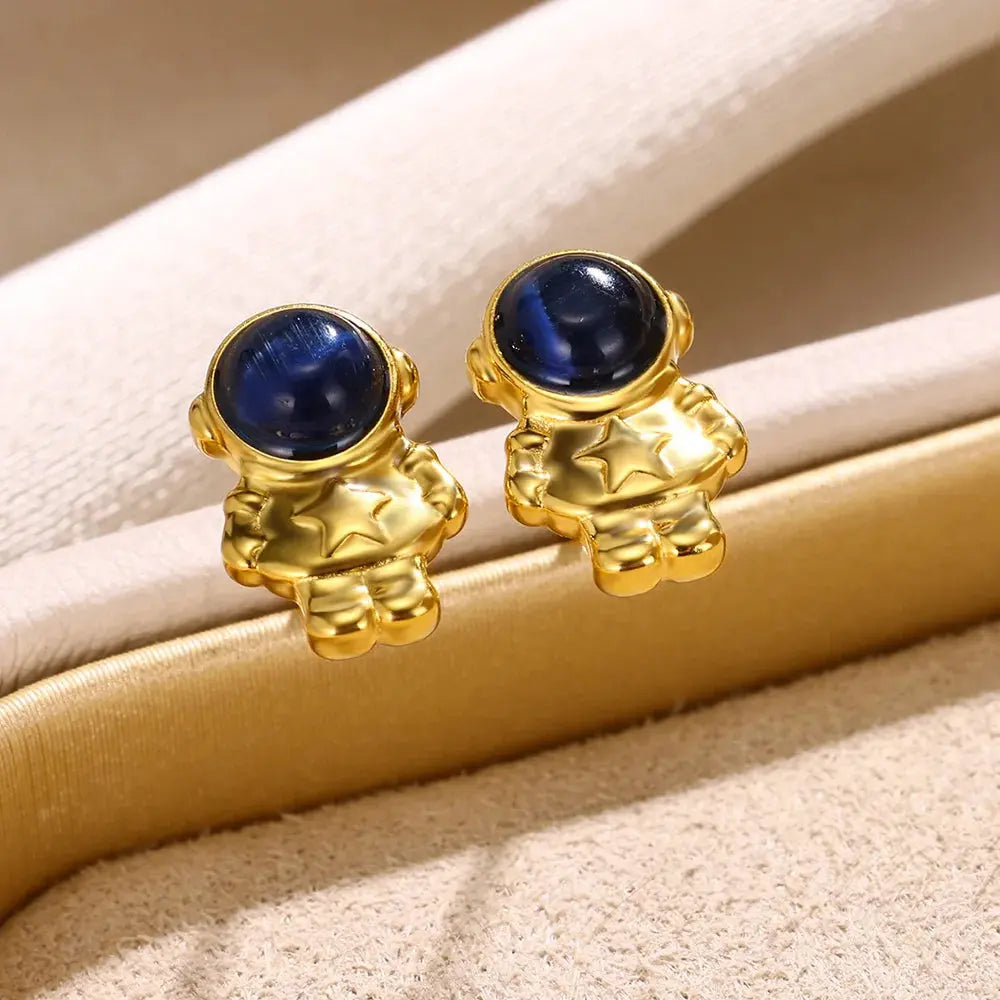 Boucles d'Oreilles Astronautes Espace Astronomie Espace Astronomie