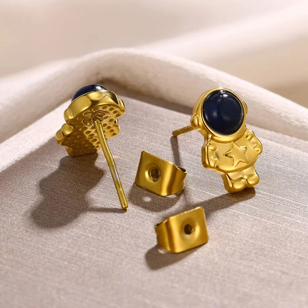Boucles d'Oreilles Astronautes Espace Astronomie Espace Astronomie