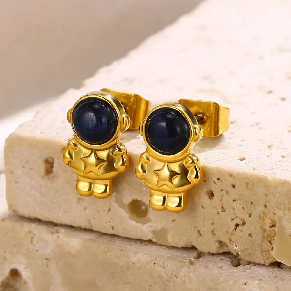Boucles d'Oreilles Astronautes Espace Astronomie Espace Astronomie
