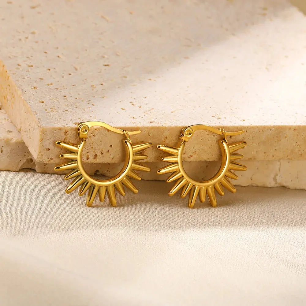 Boucles d'Oreilles Demi Soleil Espace Astronomie Espace Astronomie