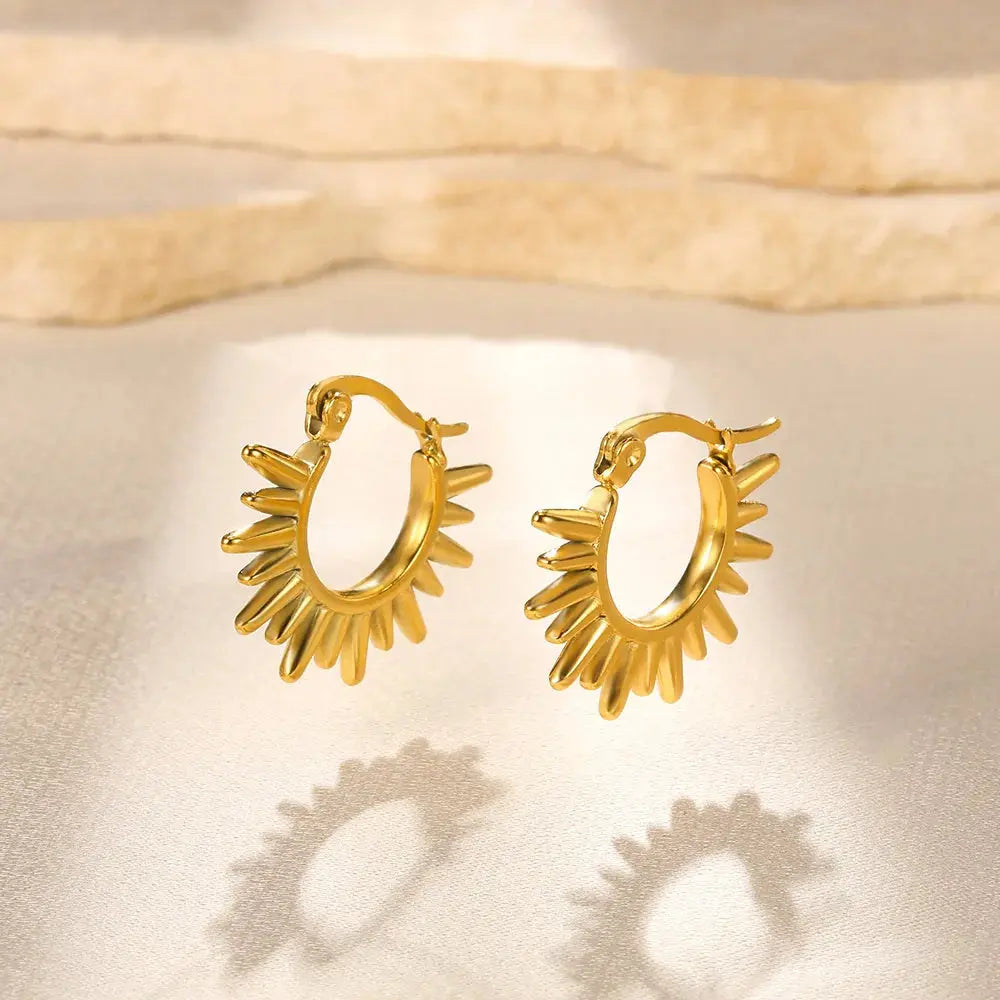 Boucles d'Oreilles Demi Soleil Espace Astronomie Espace Astronomie