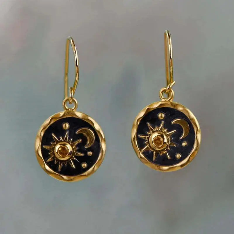 Boucles d'Oreilles Estampillées Espace Astronomie Espace Astronomie