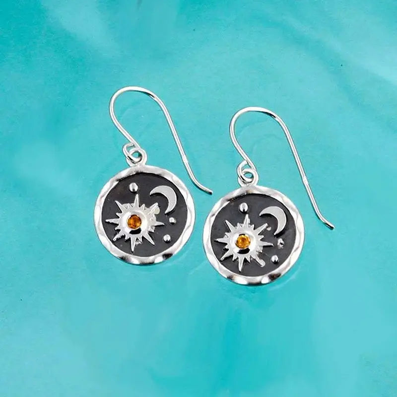 Boucles d'Oreilles Estampillées Espace Astronomie Espace Astronomie