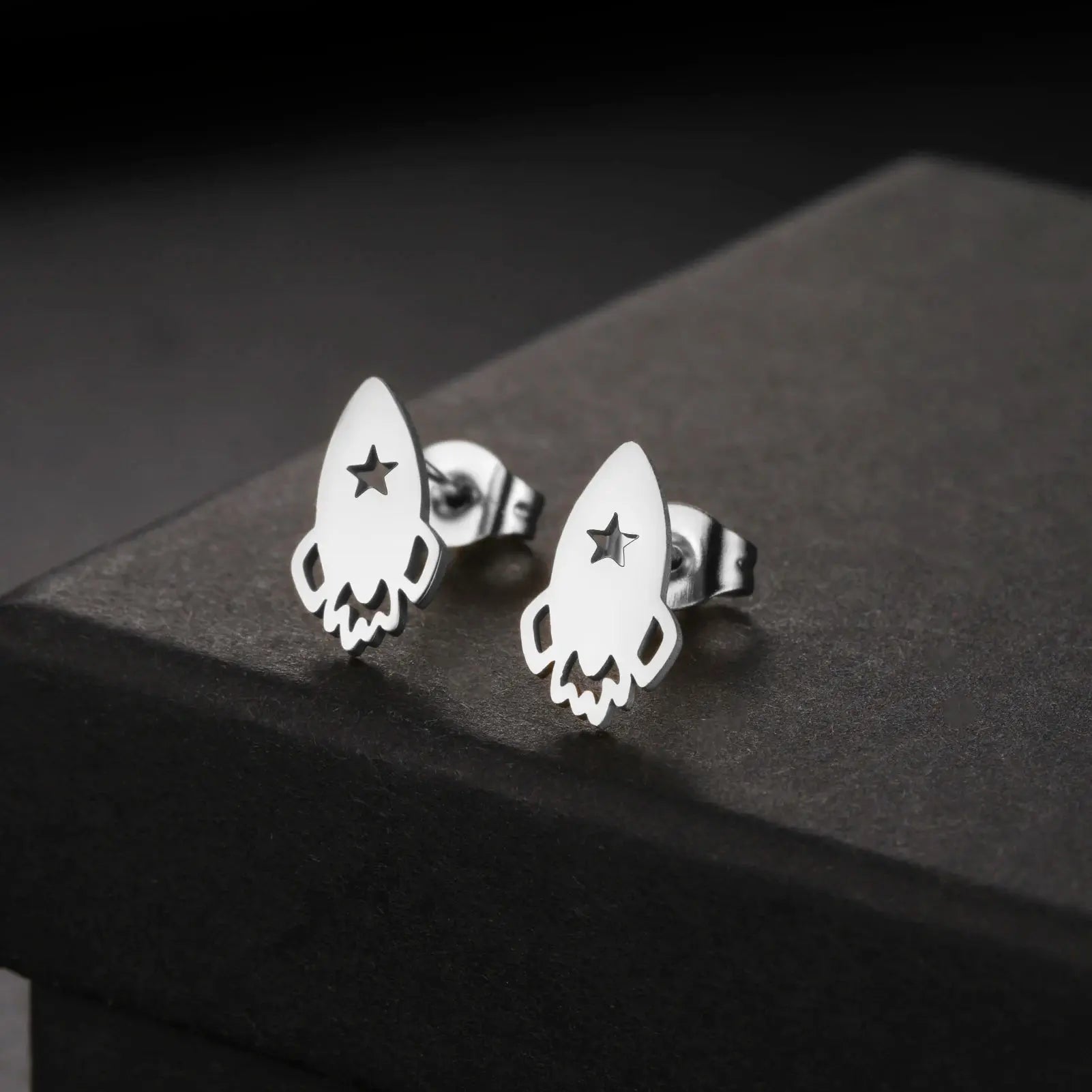 Boucles d'Oreilles Fusée Espace Astronomie Espace Astronomie