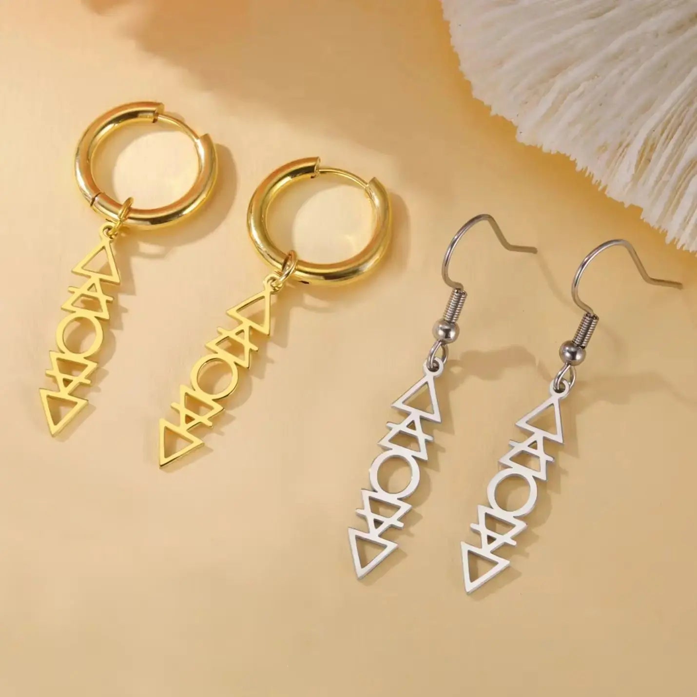 Boucles d'Oreilles Quatre Élements Espace Astronomie Espace Astronomie