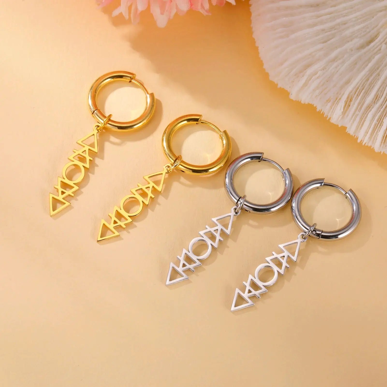 Boucles d'Oreilles Quatre Élements Espace Astronomie Espace Astronomie