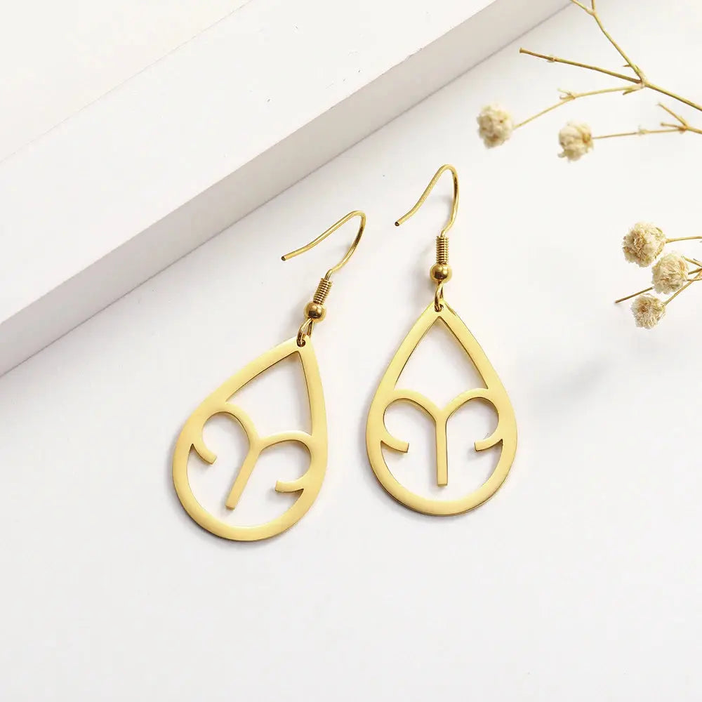 Boucles d'Oreilles Signe du Zodiaque Espace Astronomie Espace Astronomie