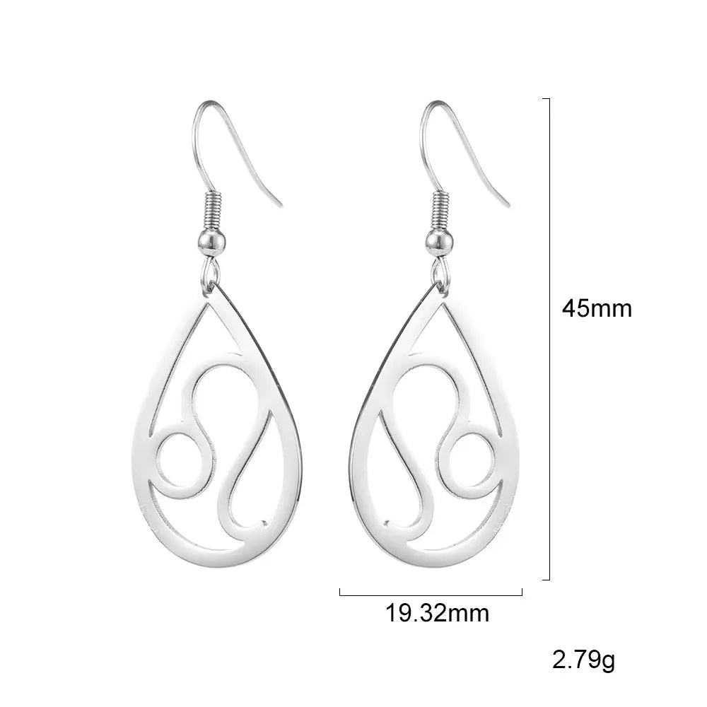 Boucles d'Oreilles Signe du Zodiaque Espace Astronomie Espace Astronomie