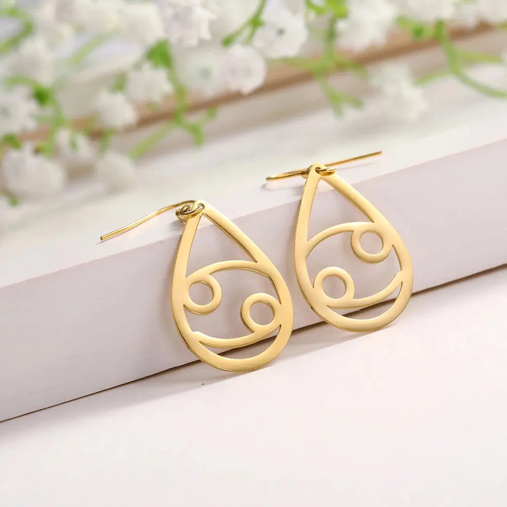Boucles d'Oreilles Signe du Zodiaque Espace Astronomie Espace Astronomie