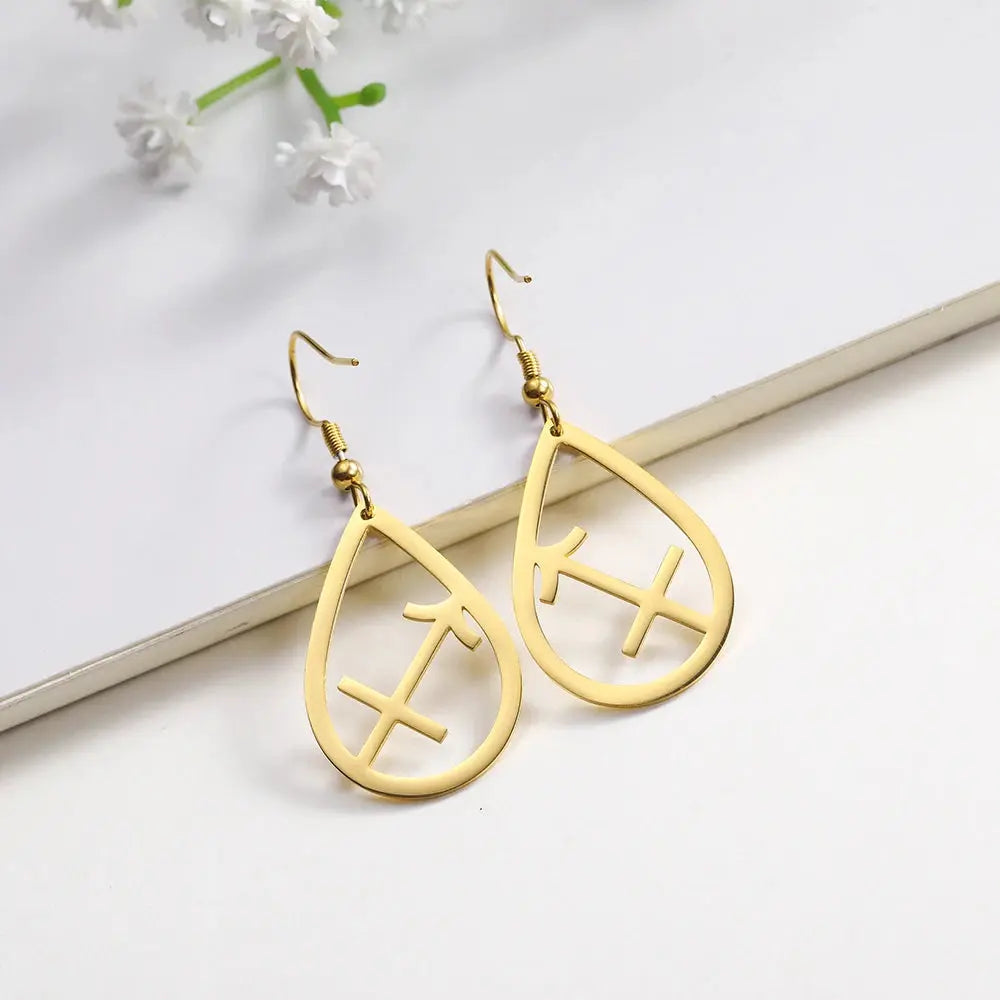 Boucles d'Oreilles Signe du Zodiaque Espace Astronomie Espace Astronomie