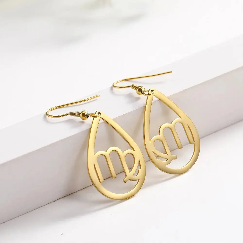 Boucles d'Oreilles Signe du Zodiaque Espace Astronomie Espace Astronomie