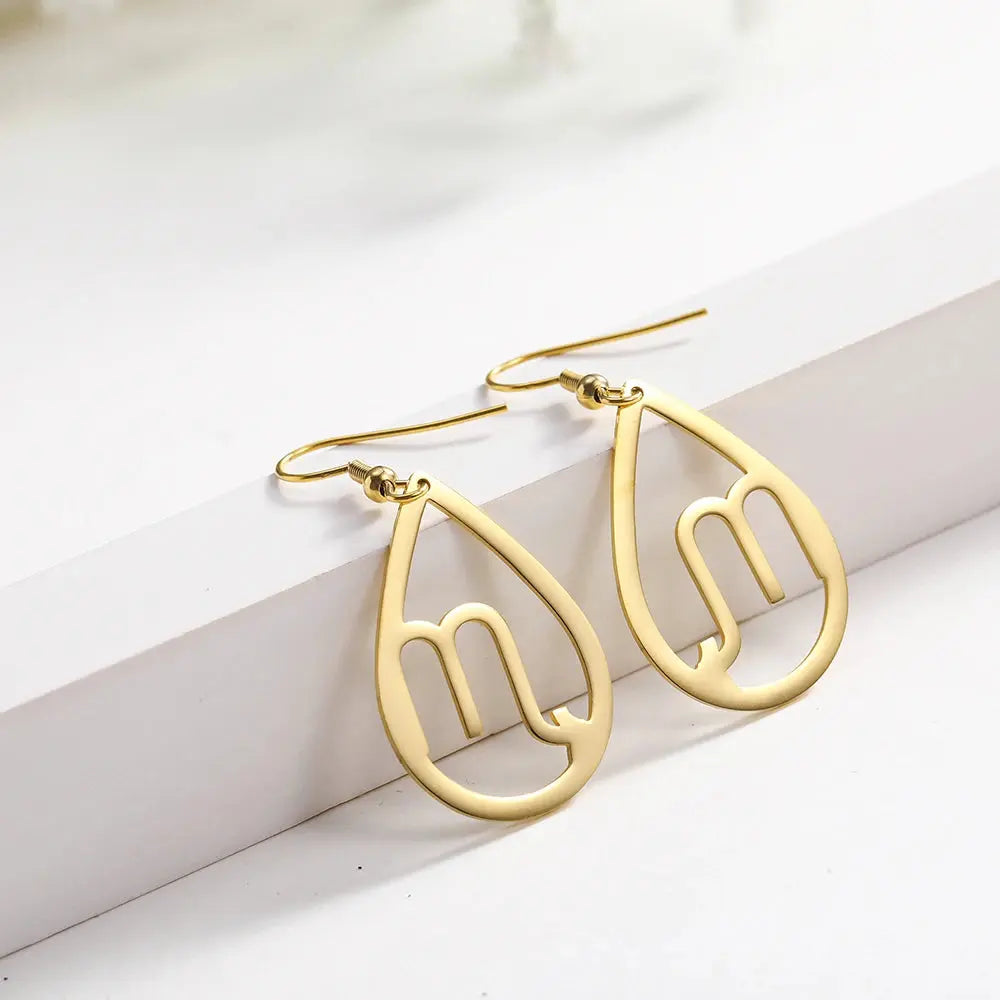 Boucles d'Oreilles Signe du Zodiaque Espace Astronomie Espace Astronomie