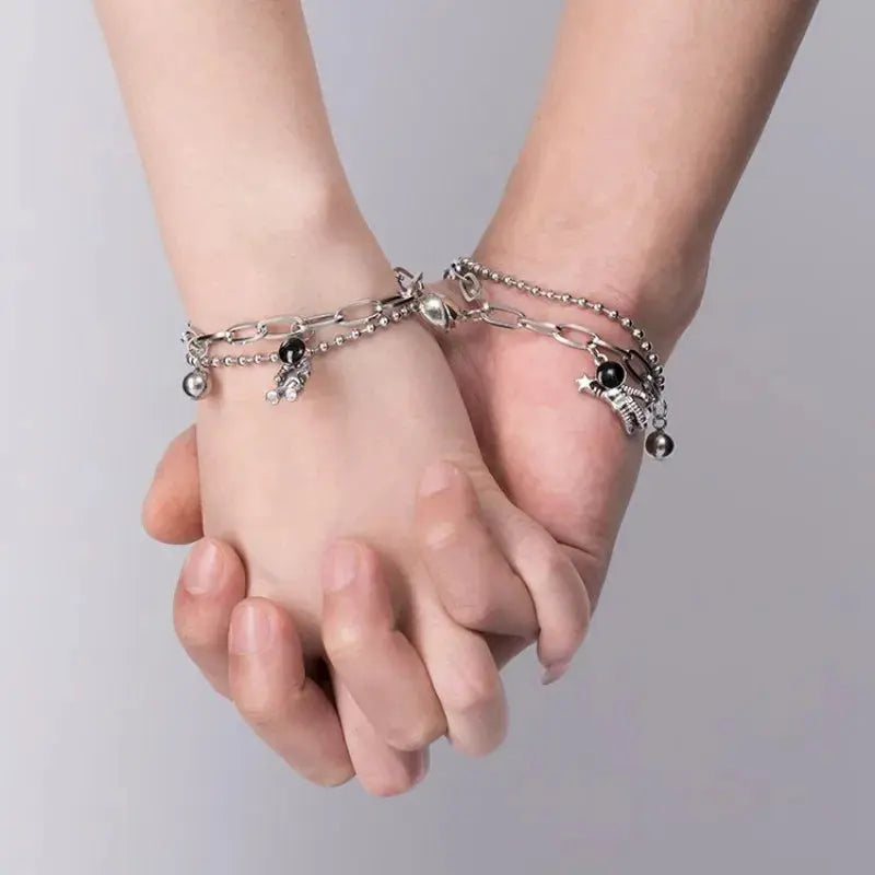 Bracelet Astronautes Argent Espace Astronomie Espace Astronomie