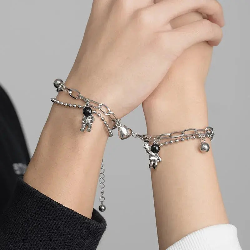 Bracelet Astronautes Argent Espace Astronomie Espace Astronomie