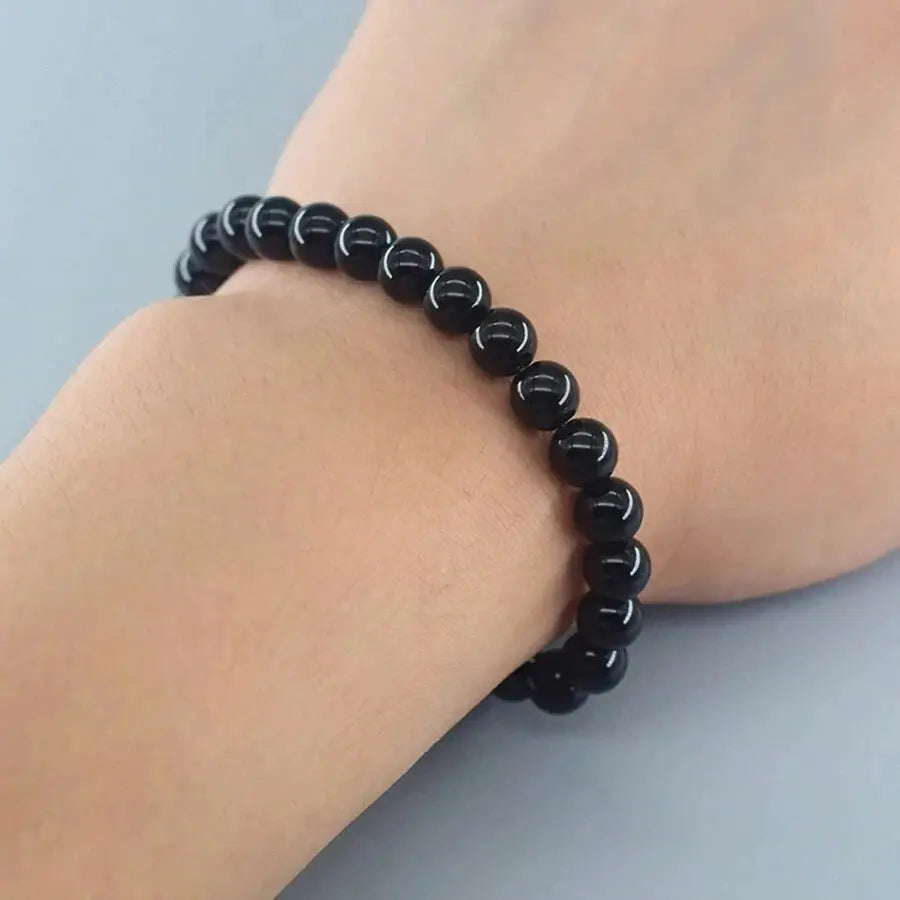 Bracelet Météorite Onyx Noir Espace Astronomie Espace Astronomie