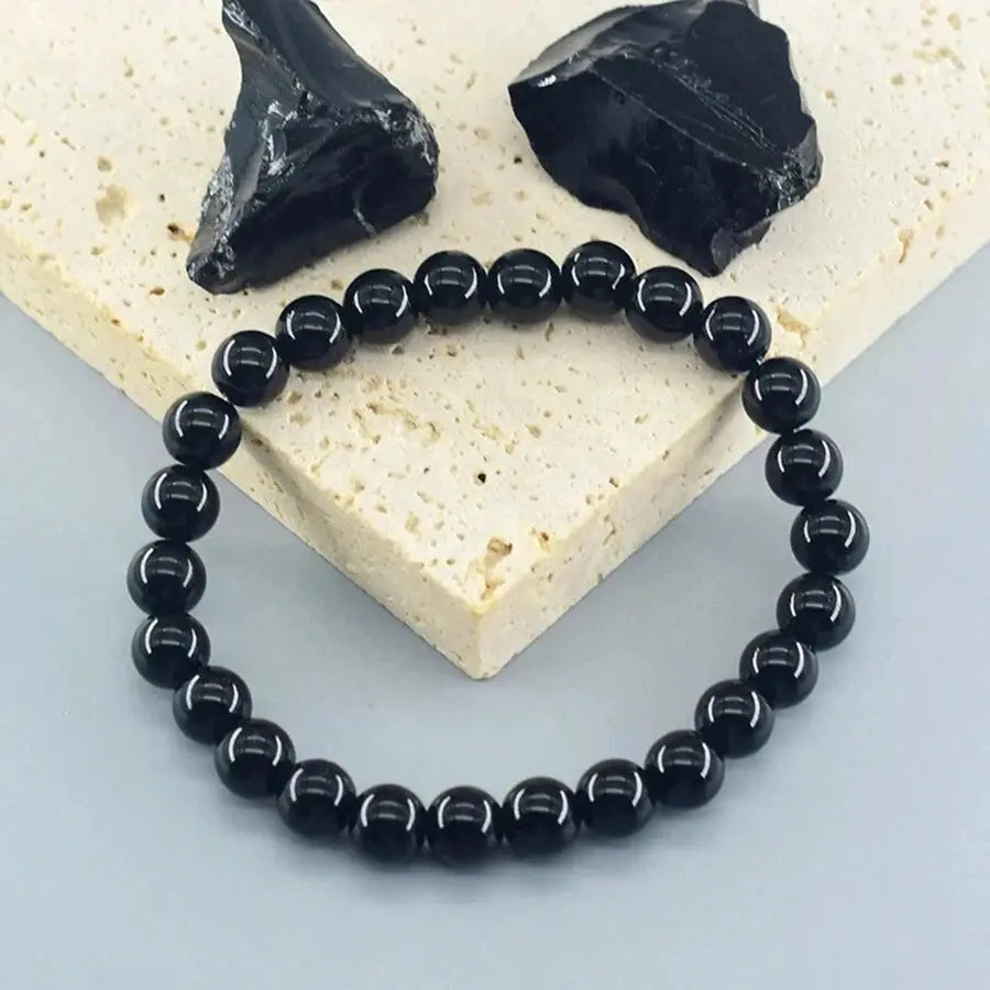 Bracelet Météorite Onyx Noir Espace Astronomie Espace Astronomie