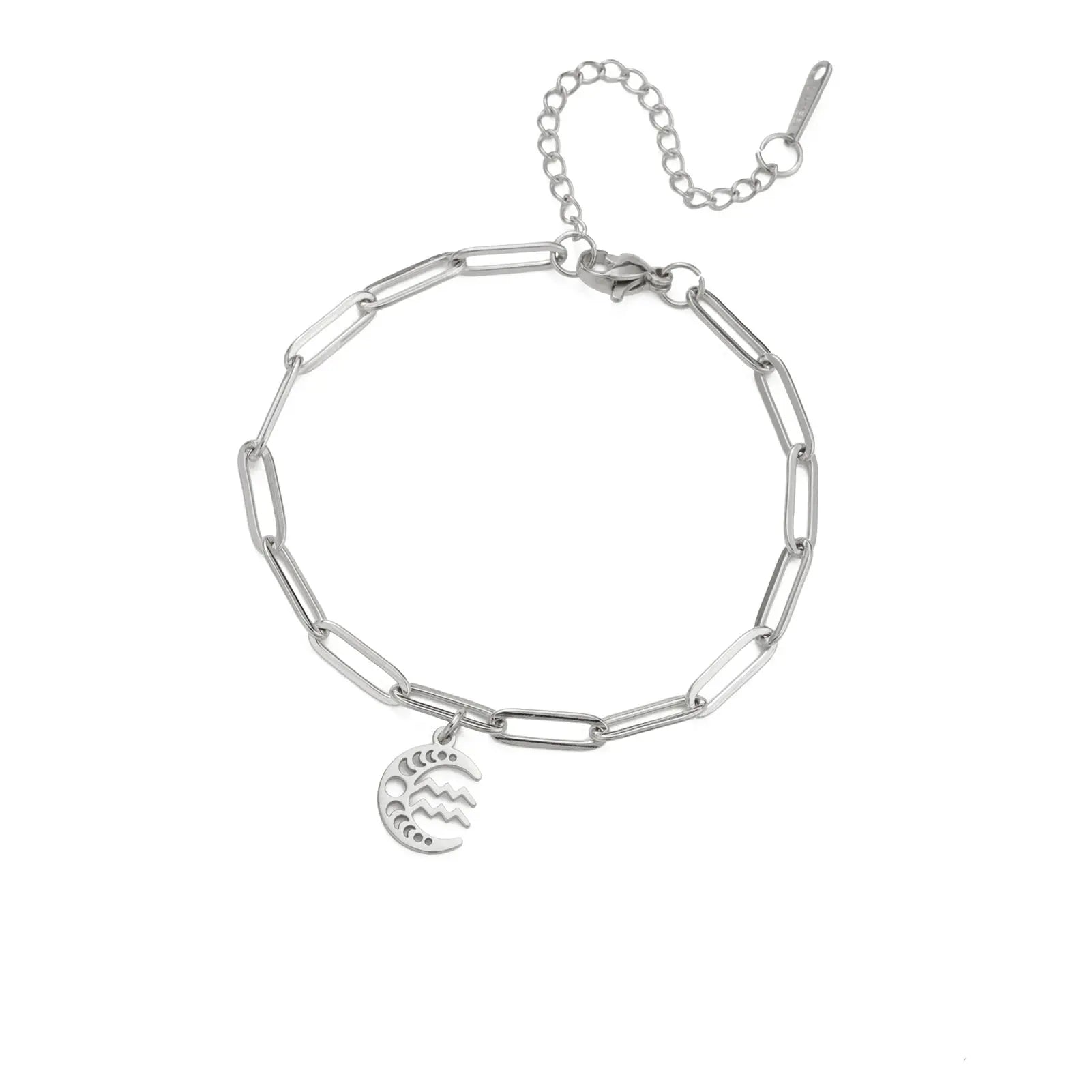 Bracelet Signe du Zodiaque Argenté Espace Astronomie Espace Astronomie