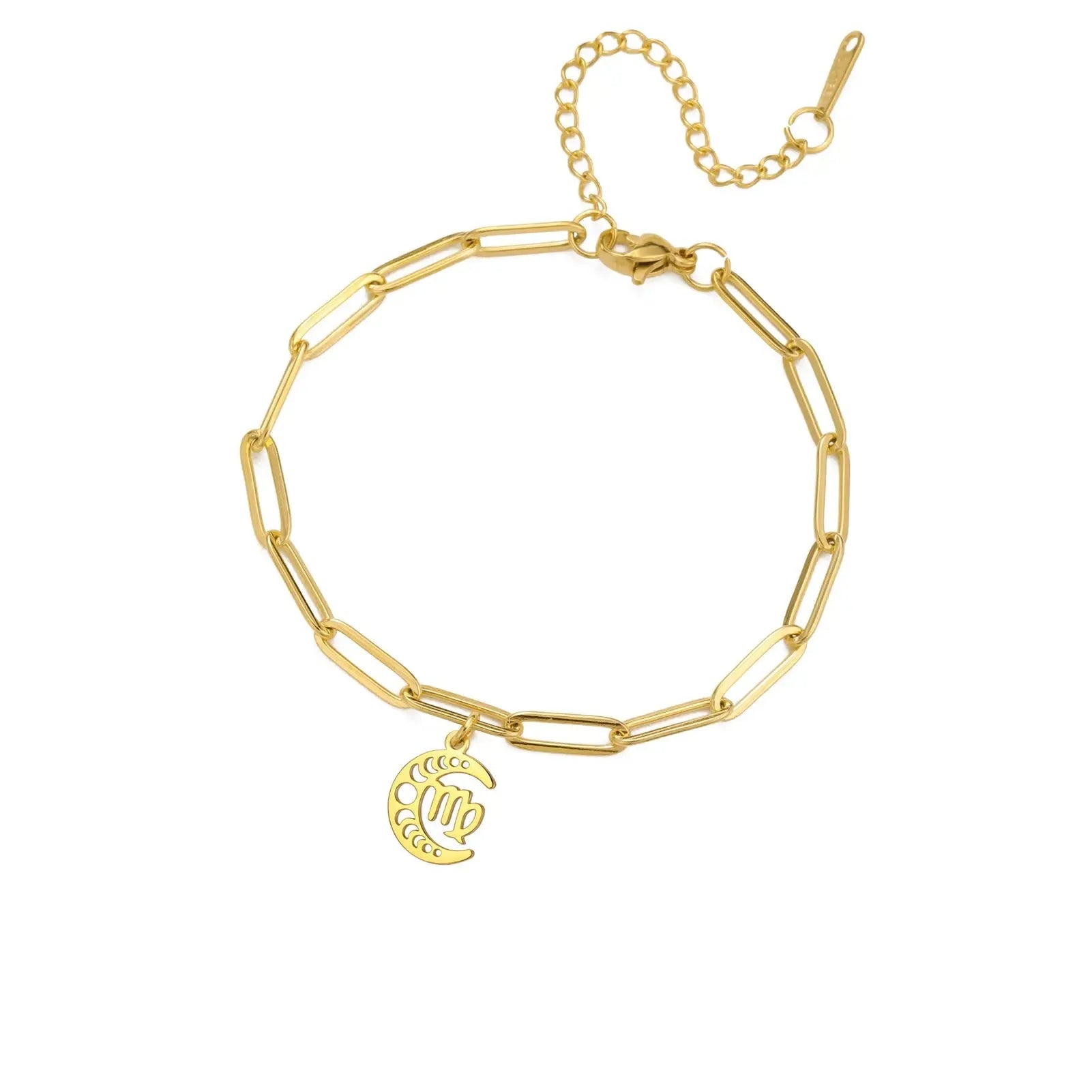 Bracelet Signe du Zodiaque Doré Espace Astronomie Espace Astronomie