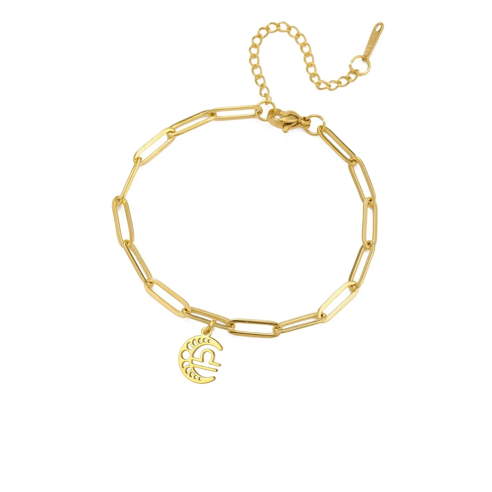 Bracelet Signe du Zodiaque Doré Espace Astronomie Espace Astronomie