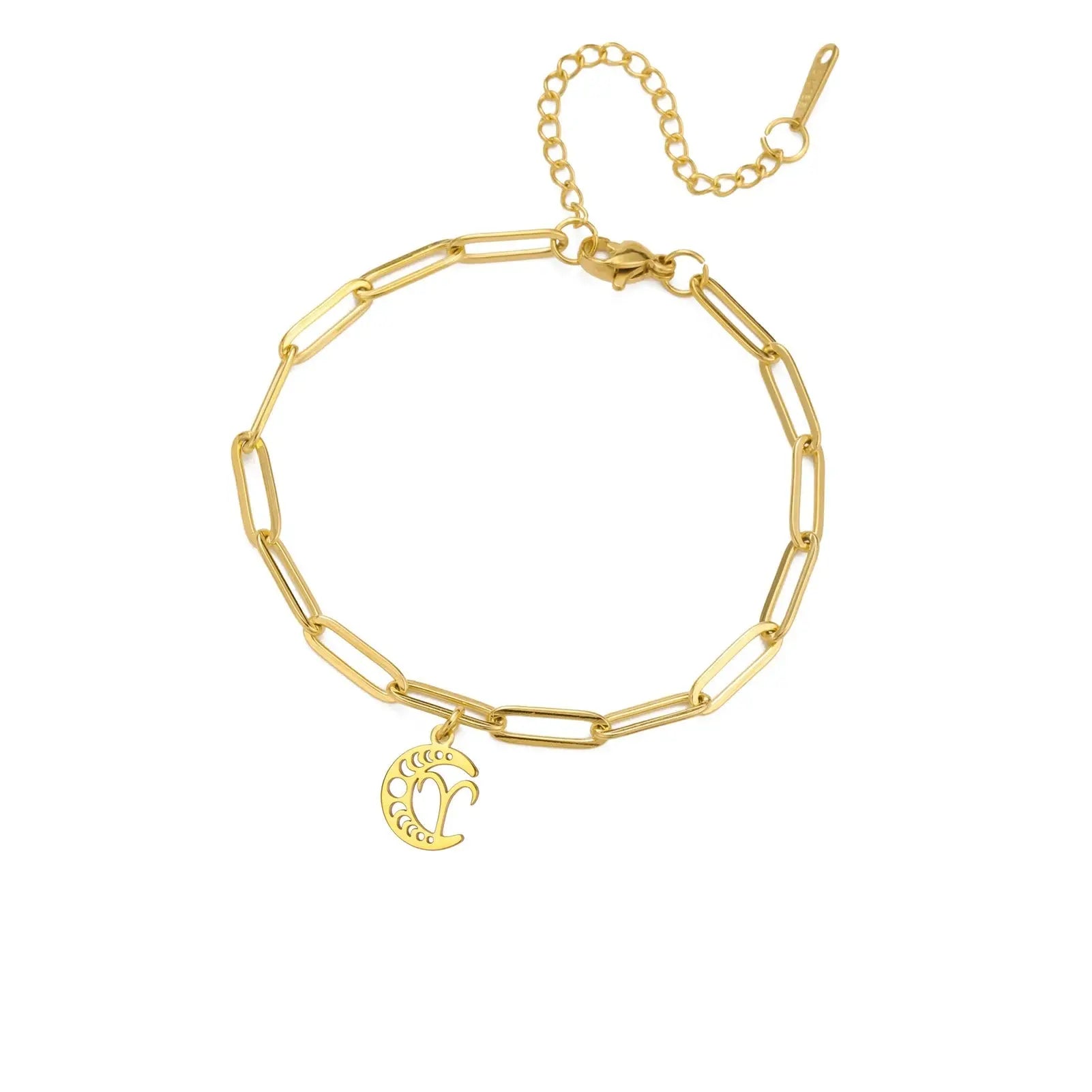 Bracelet Signe du Zodiaque Doré Espace Astronomie Espace Astronomie