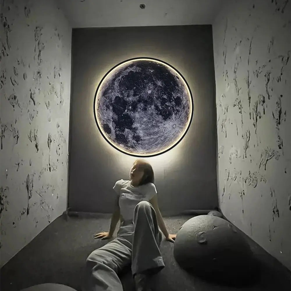 Cadre Lumineux Lune Espace Astronomie Espace Astronomie