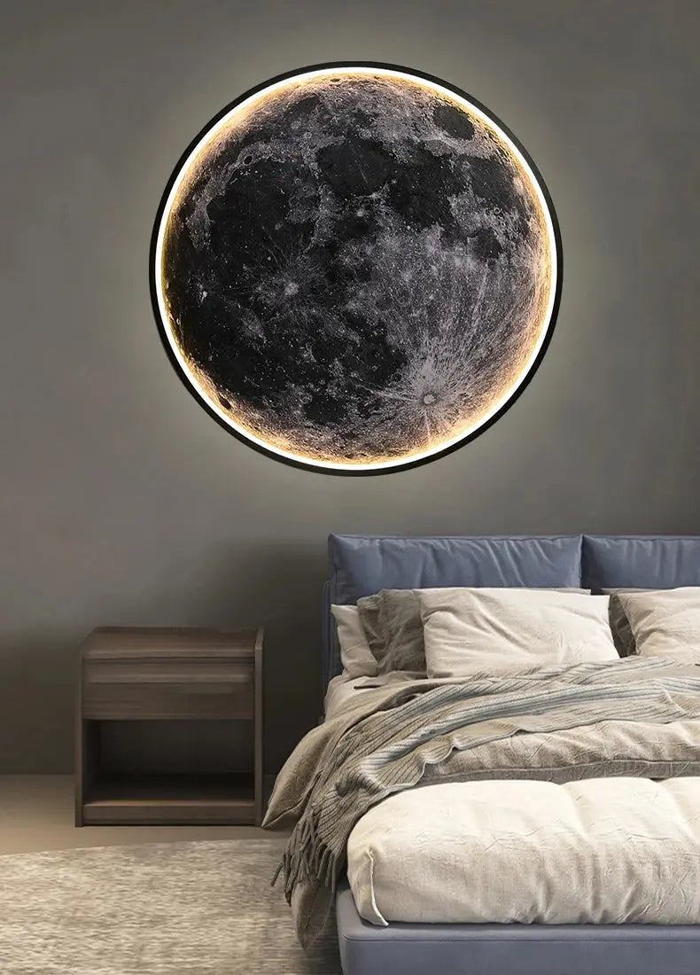 Cadre Lumineux Lune Espace Astronomie Espace Astronomie