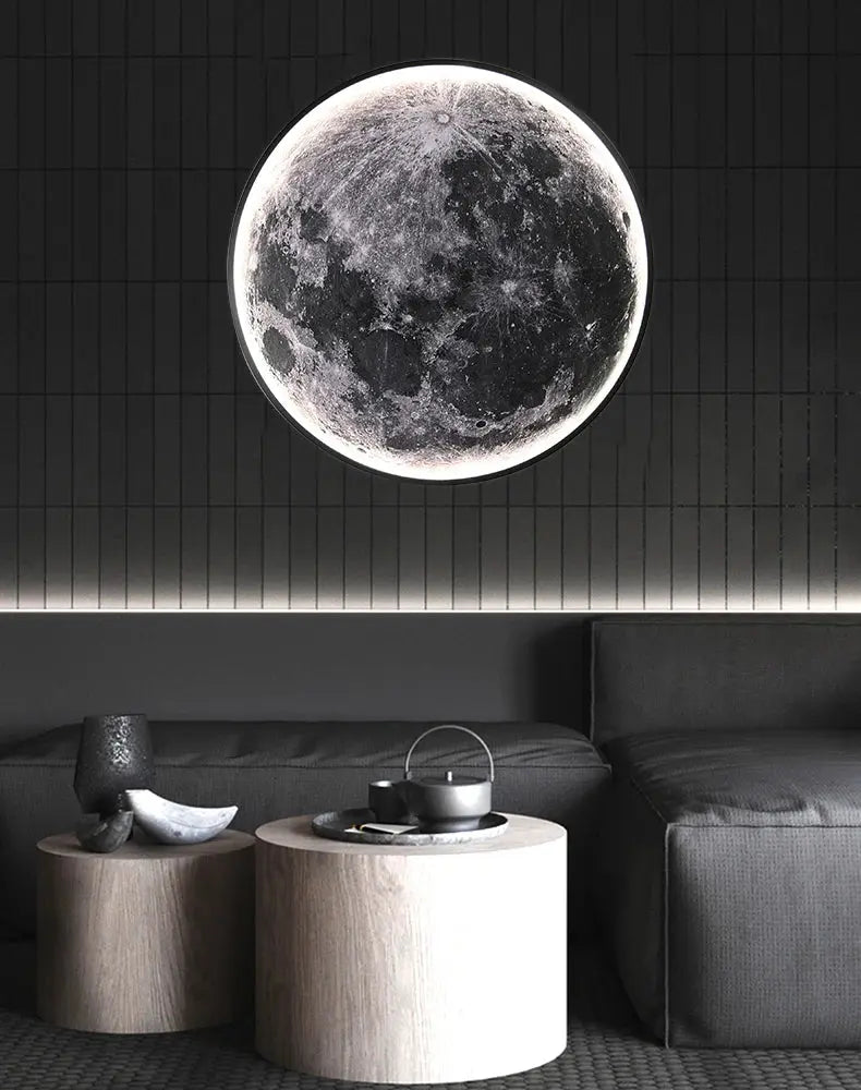 Cadre Lumineux Lune Espace Astronomie Espace Astronomie