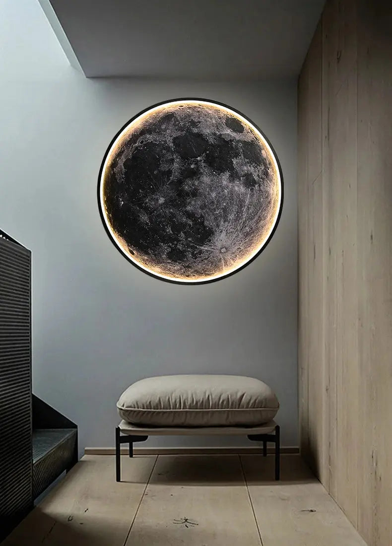 Cadre Lumineux Lune Espace Astronomie Espace Astronomie