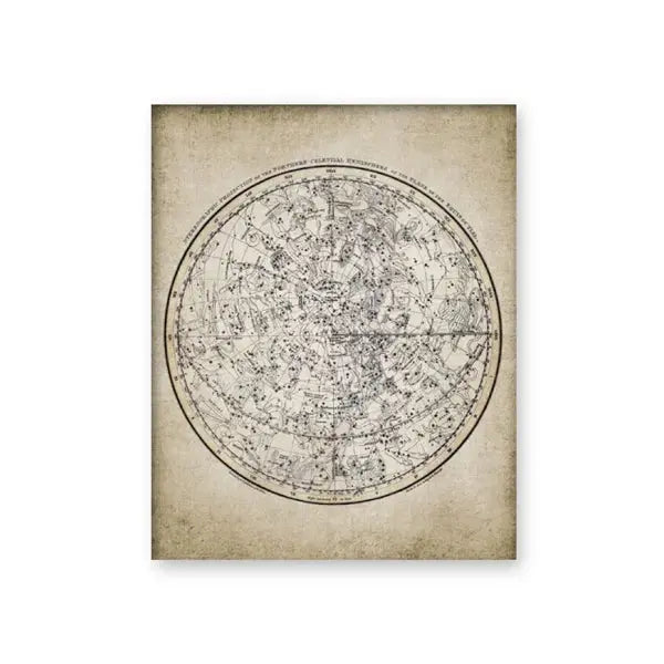 Carte Antique Astronomie Espace Astronomie Espace Astronomie