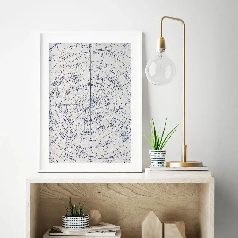 Carte Constellations Astronomiques Espace Astronomie Espace Astronomie