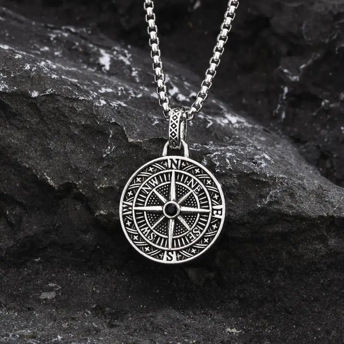 Collier Boussole Argent Espace Astronomie Espace Astronomie