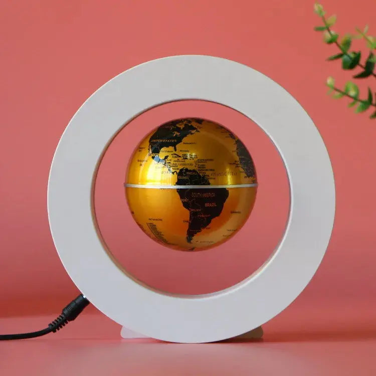 Globe Terrestre Magnétique Blanc Espace Astronomie Espace Astronomie