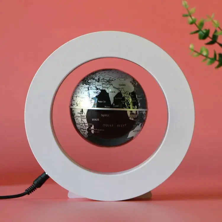 Globe Terrestre Magnétique Blanc Espace Astronomie Espace Astronomie